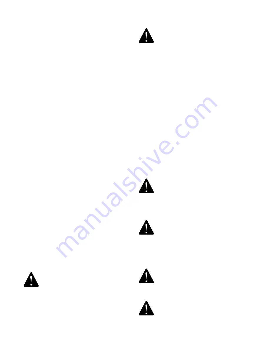 Reliance HS 7000 Installation And  Operating Instructions, Owners Manual Download Page 18