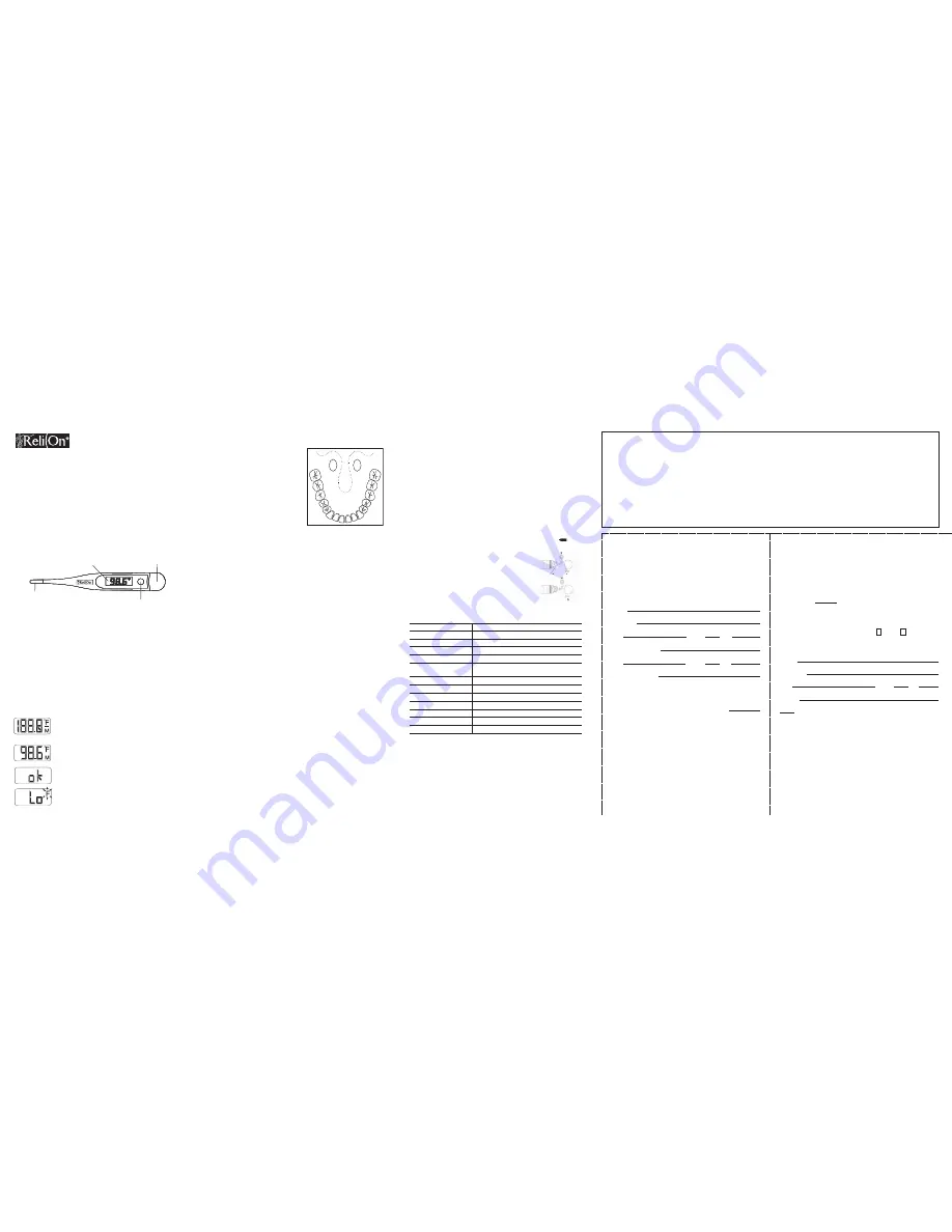 ReliOn 144-732-000 Instructions Download Page 1