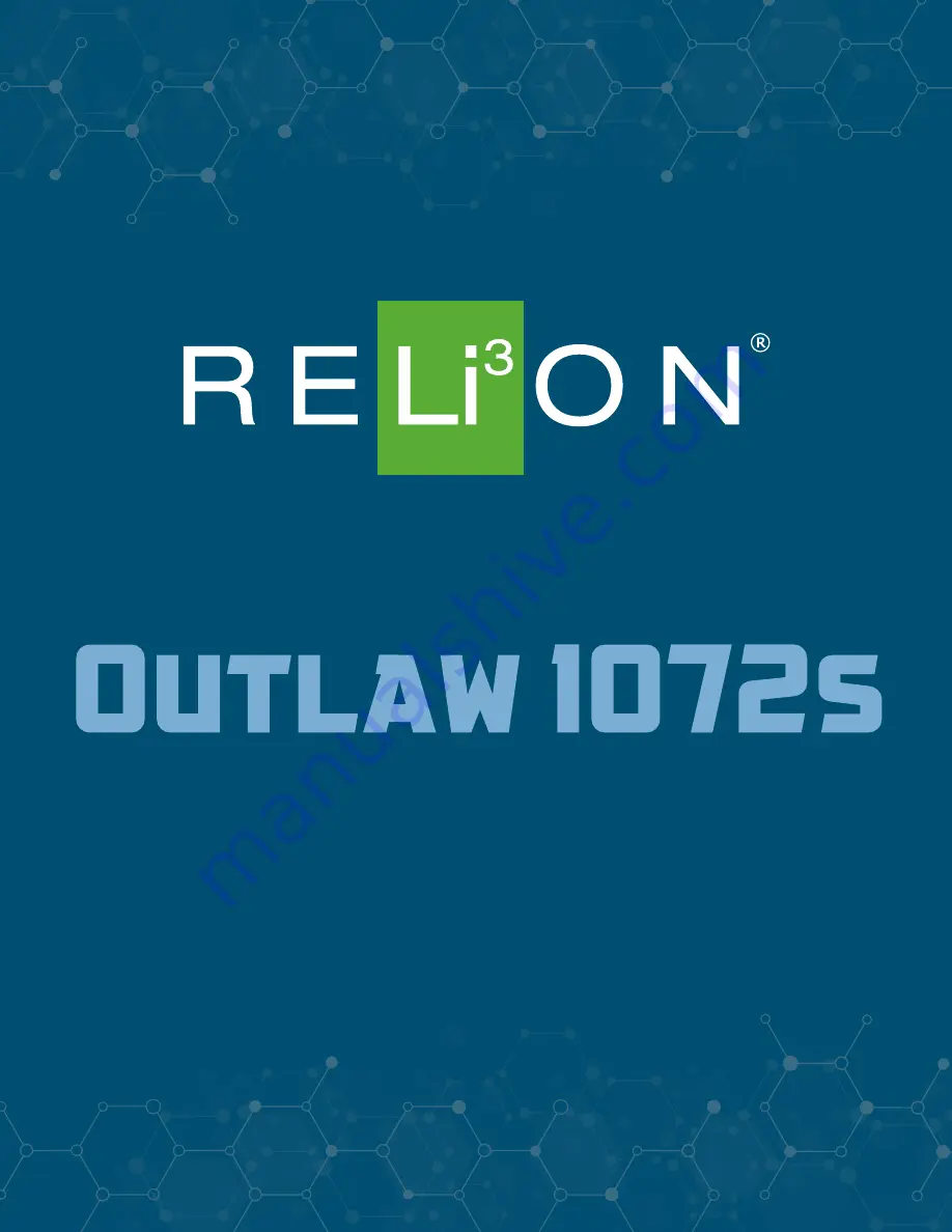 ReliOn Outlaw 1072s User Manual Download Page 1