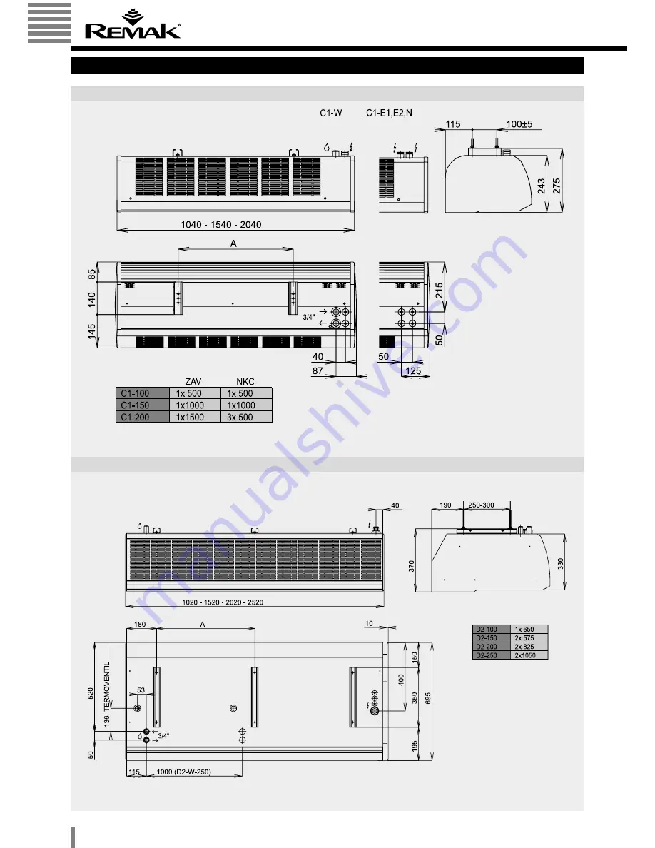 Remak DoorMaster C1 Installation And Operating Instructions Manual Download Page 6