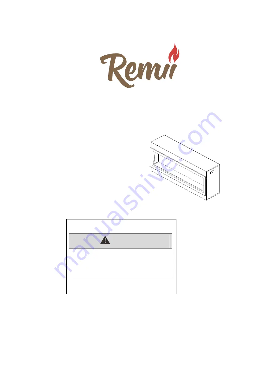 Remii 102745-XT Assembly, Installation And Operation Instructions Download Page 1