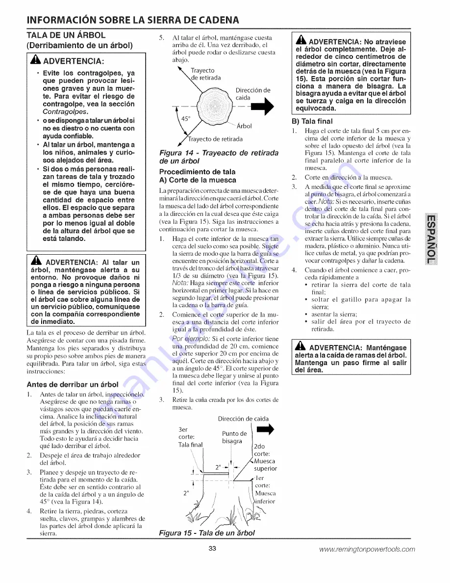 Remington BPS188A Owner'S Manual Download Page 33