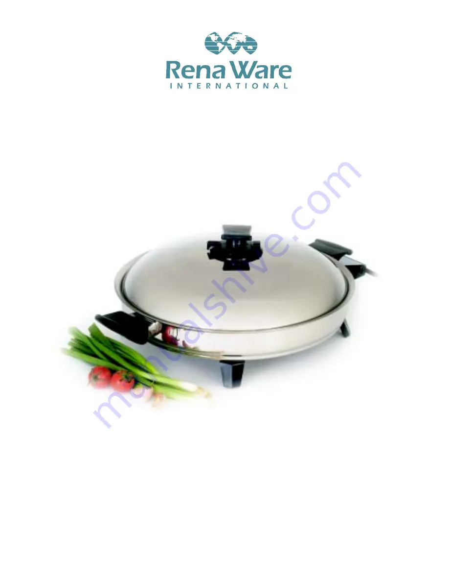 Rena Ware ELECTRIC GRILL & FRY Скачать руководство пользователя страница 1