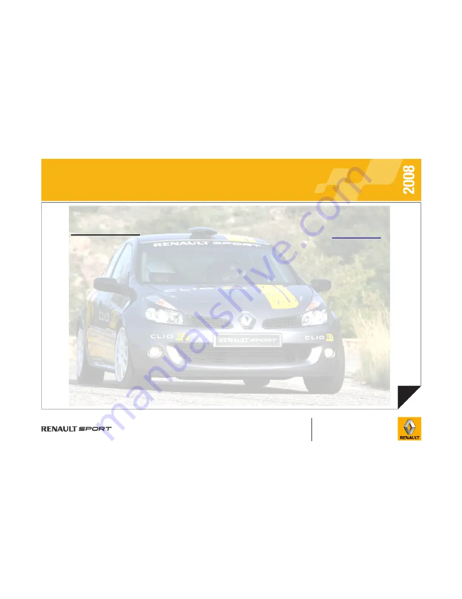 Renault 2008 Clio Sport MAXI Evo 09 Скачать руководство пользователя страница 9