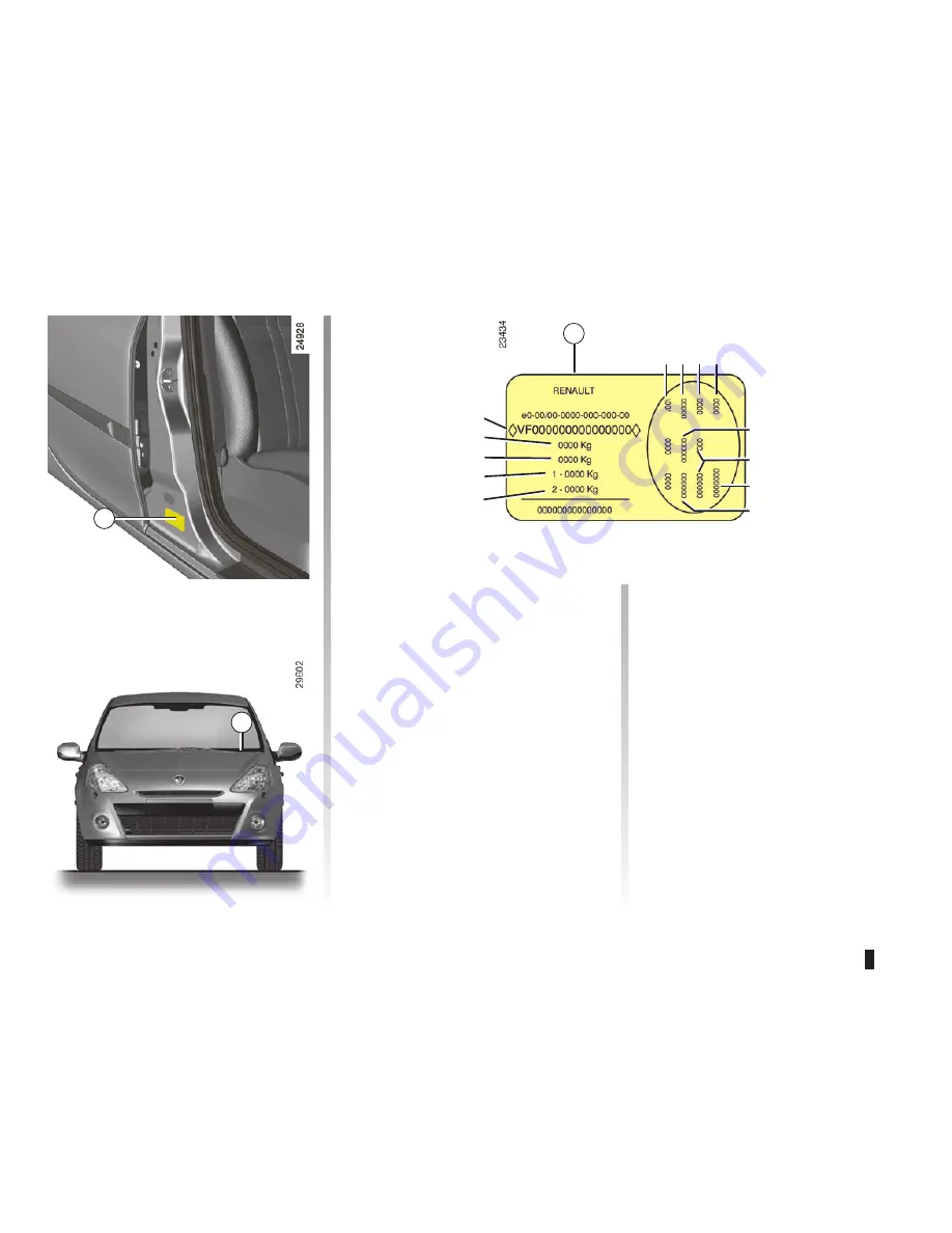 Renault 2009 CLIO Handbook Download Page 238