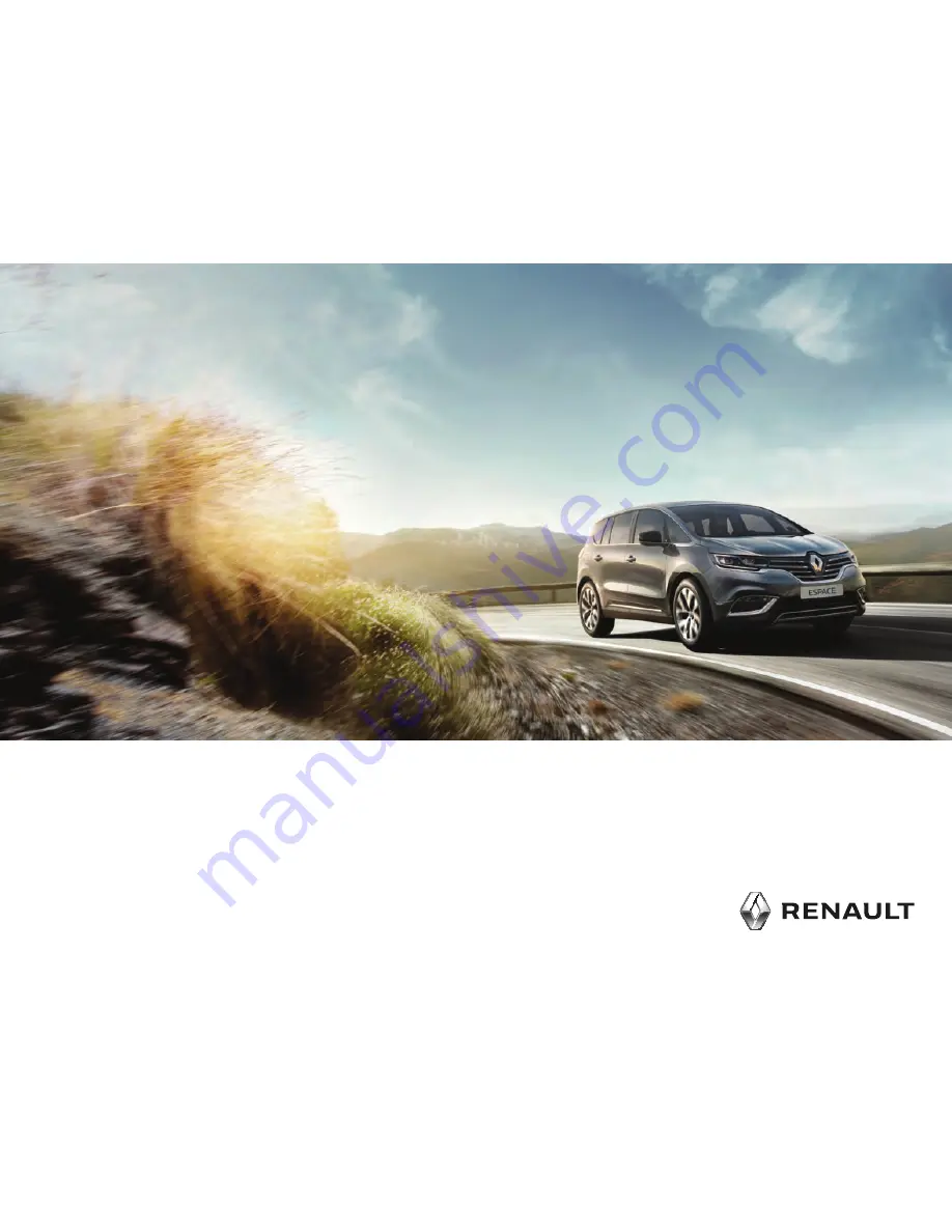 Renault 2016 ESPACE Скачать руководство пользователя страница 1