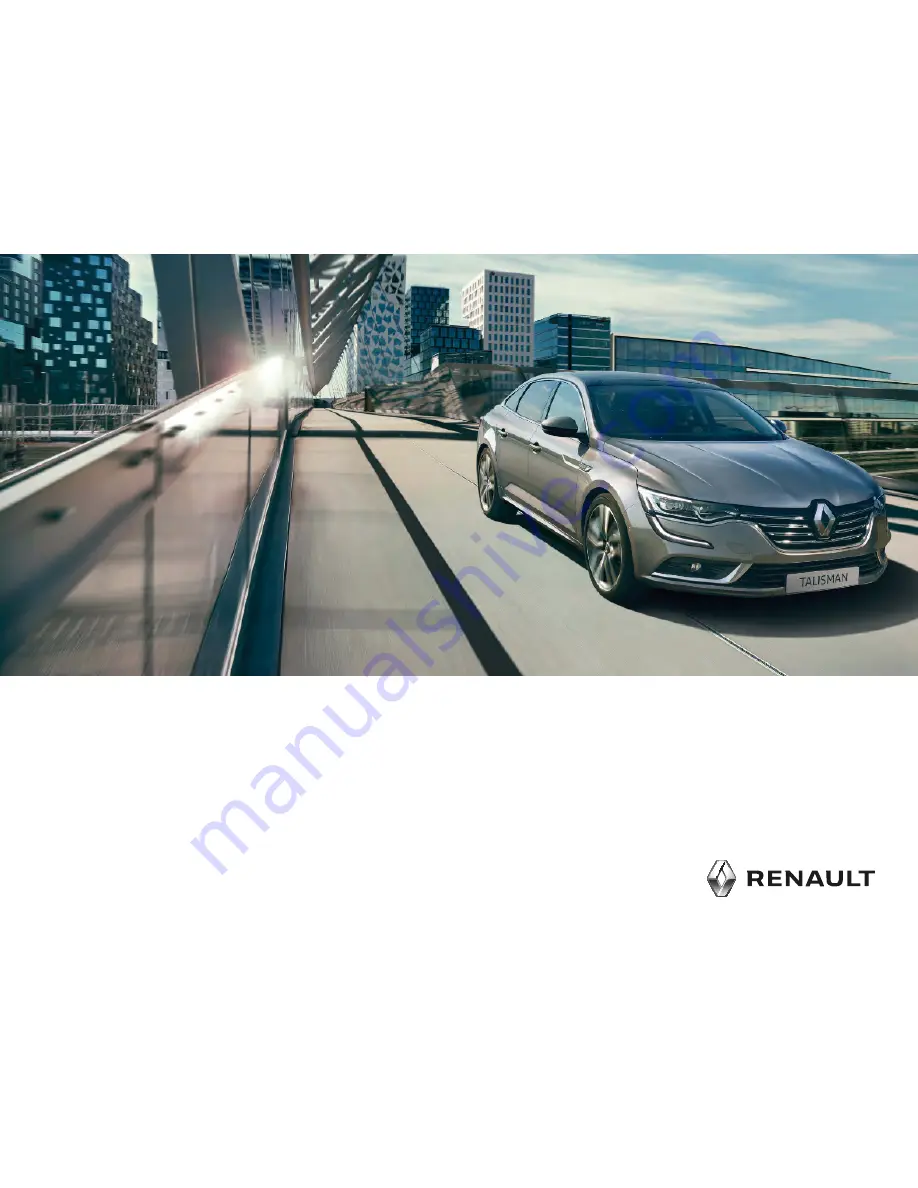 Renault 2016 TALISMAN Handbook Download Page 1