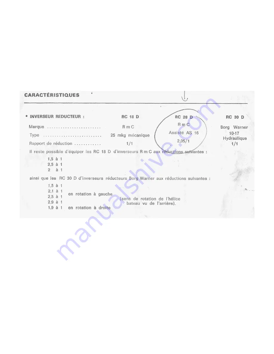 Renault Couach RC 18 D Owner'S Manual Download Page 4