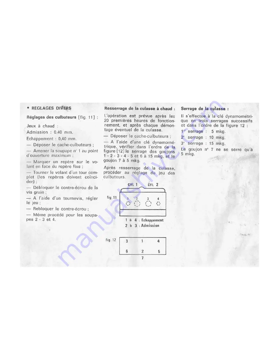 Renault Couach RC 18 D Owner'S Manual Download Page 12