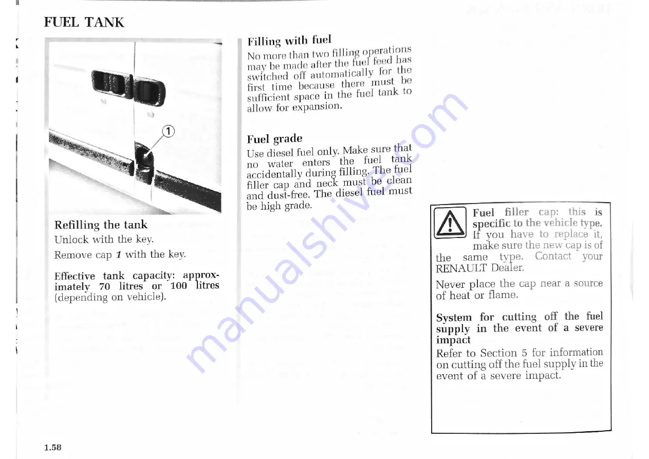 Renault Master Van 2004 Driver'S Handbook Manual Download Page 63