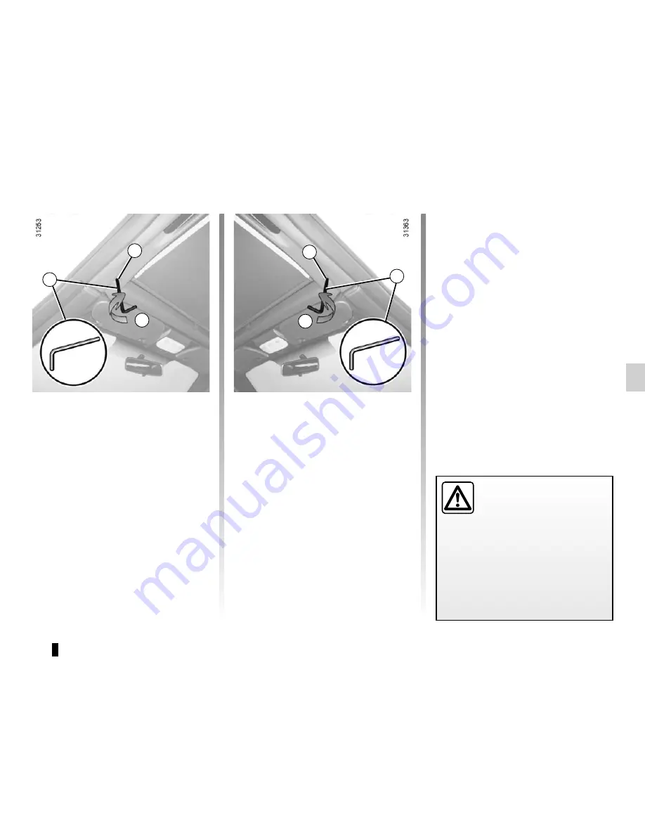 Renault MEGANE COUPE CABRIOLET Driver'S Handbook Manual Download Page 135