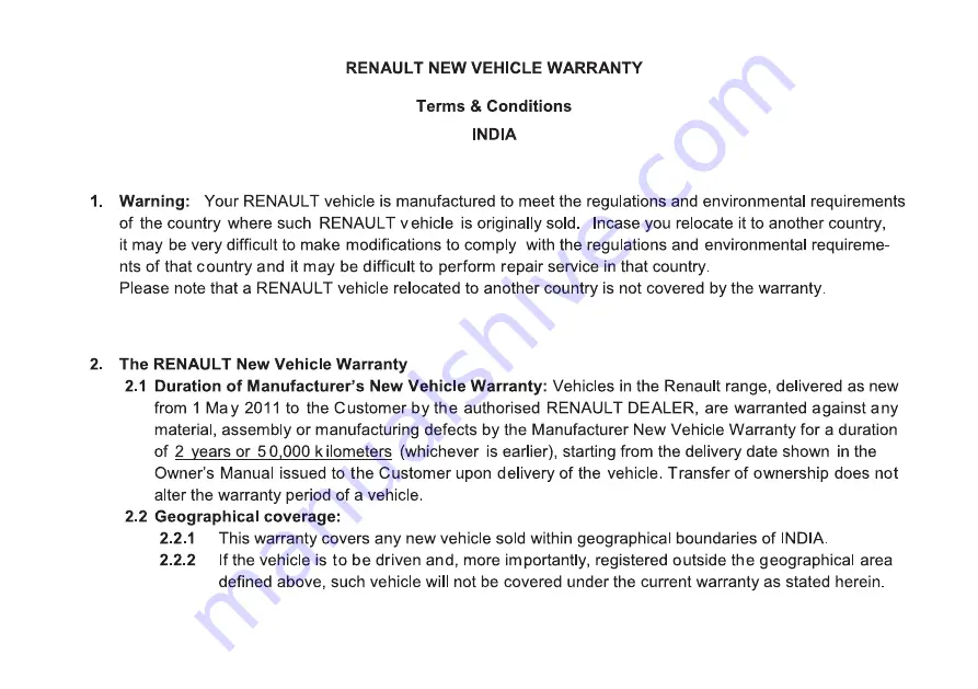 Renault TRIBER 2021 Vehicle User Manual Download Page 171