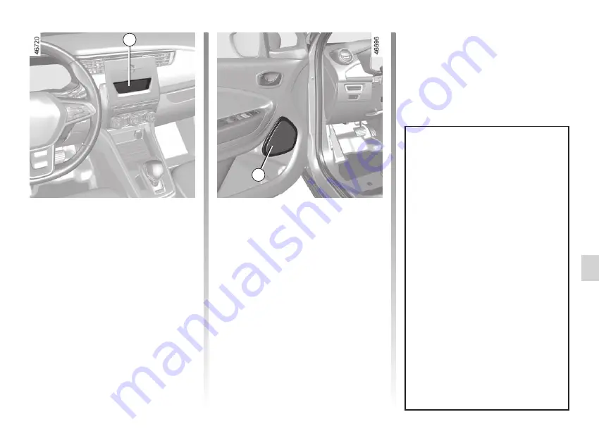 Renault ZOE 2020 Vehicle User Manual Download Page 257