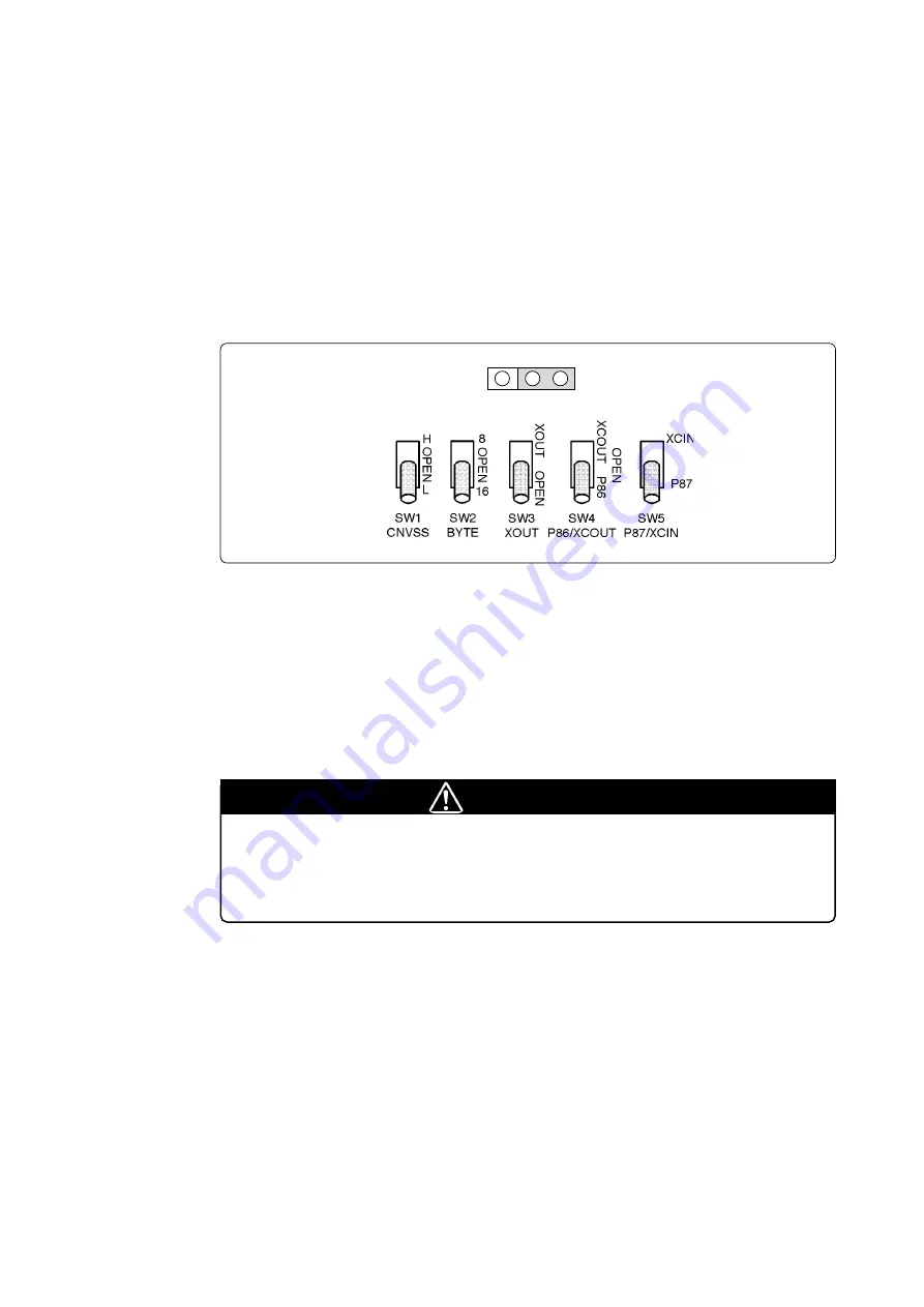 Renesas Emulation Pod M30620T2-RPD-E User Manual Download Page 43