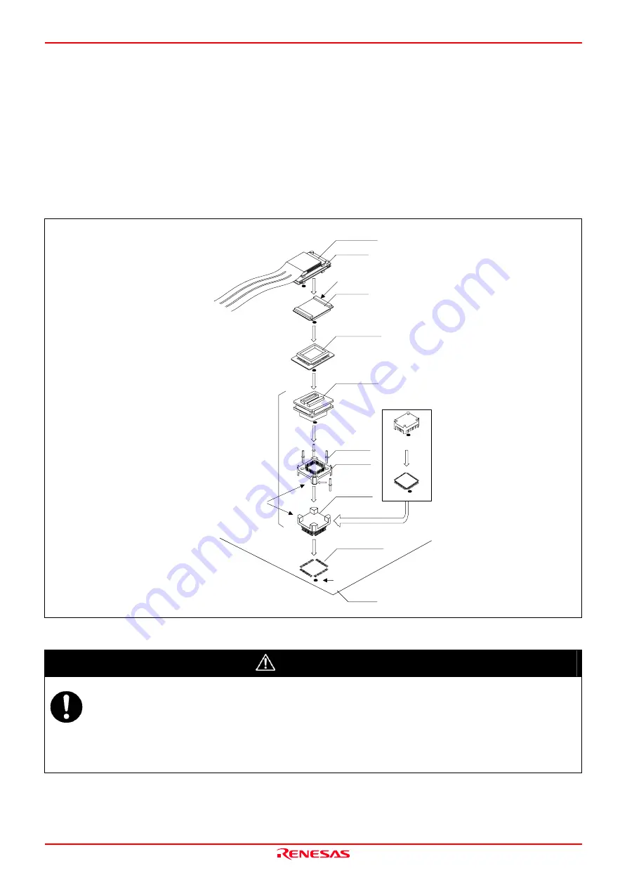 Renesas Emulation Probe for M32C/88 Group M30880T-EPB Скачать руководство пользователя страница 35