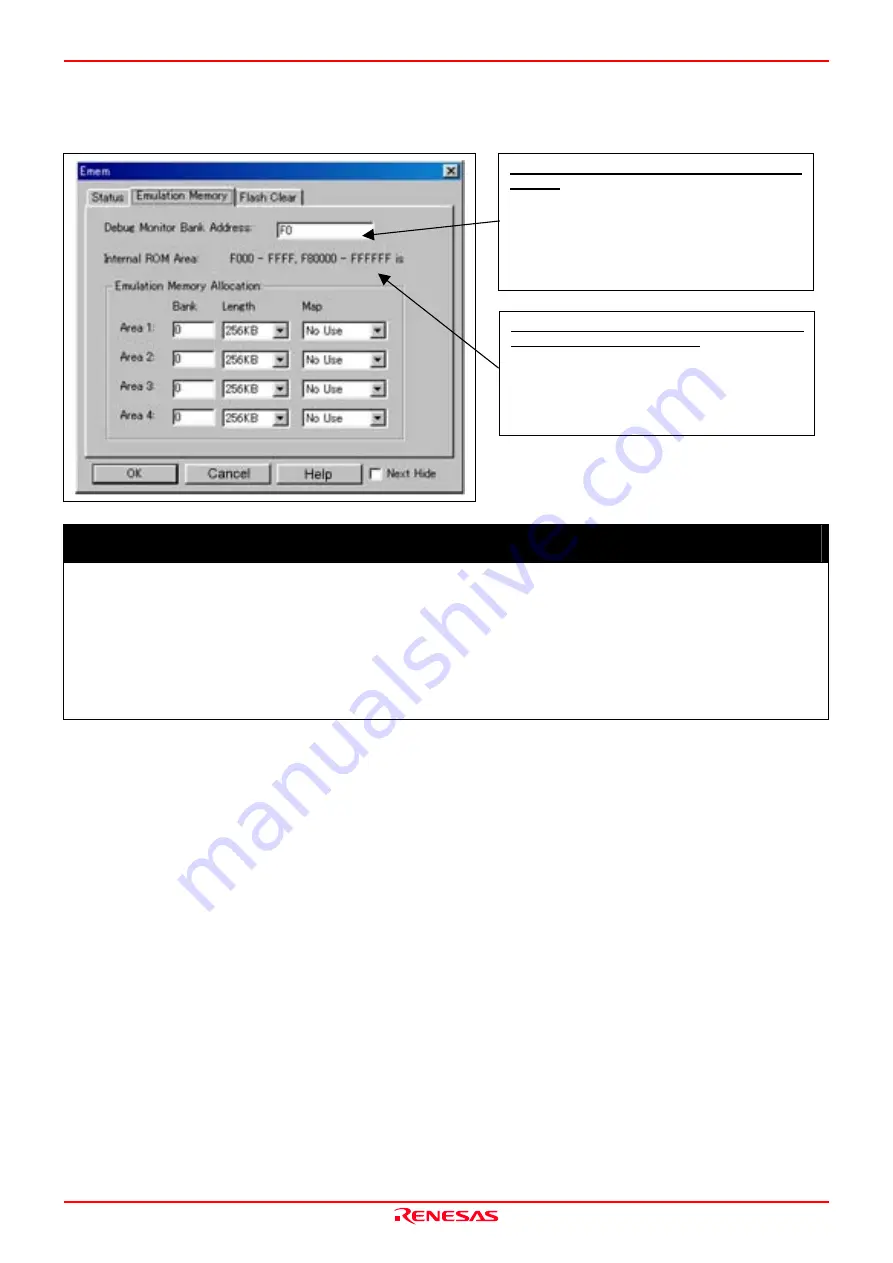 Renesas Emulation Probe for M32C/88 Group M30880T-EPB Скачать руководство пользователя страница 57