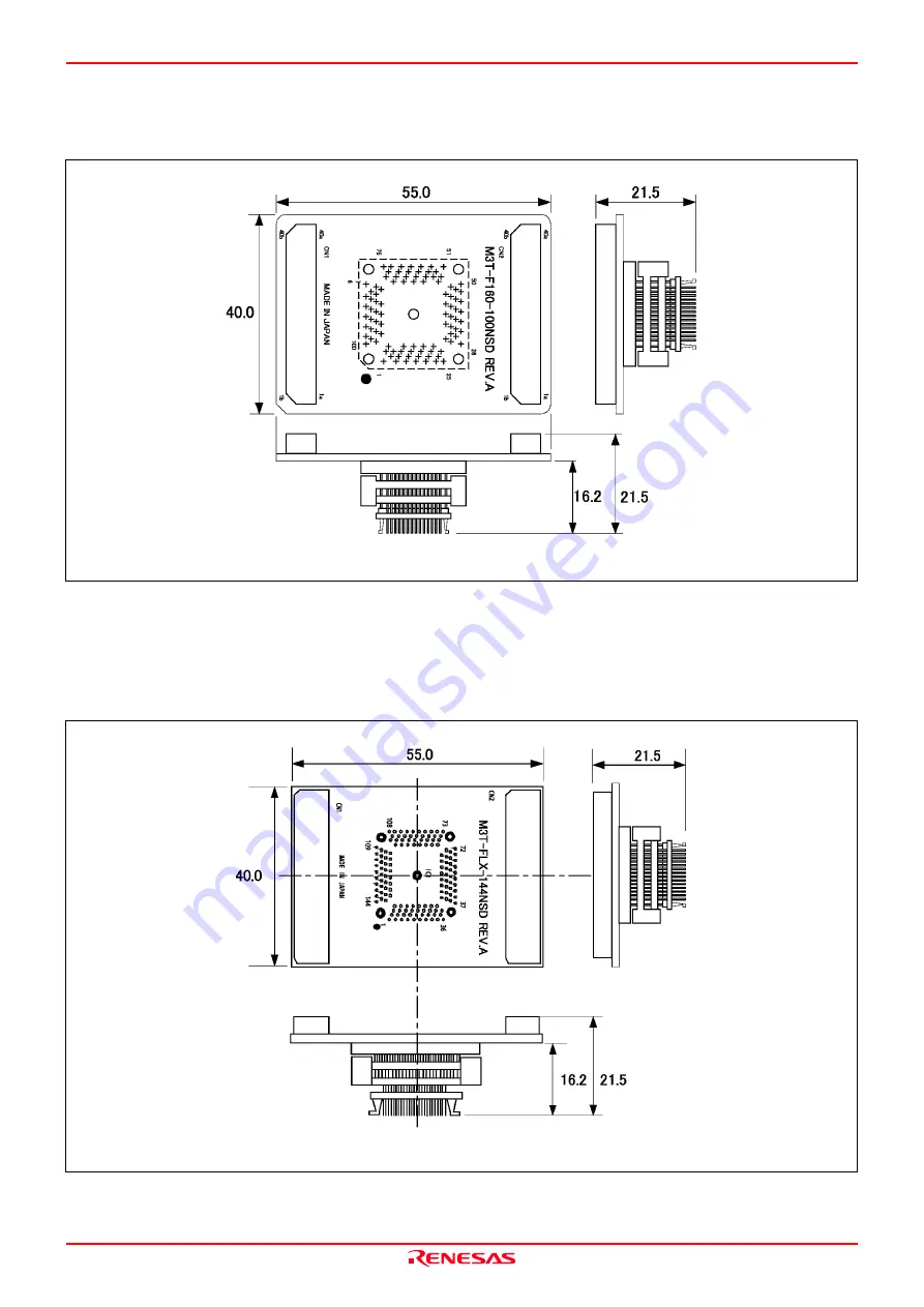 Renesas Emulation Probe for M32C/88 Group M30880T-EPB Скачать руководство пользователя страница 85