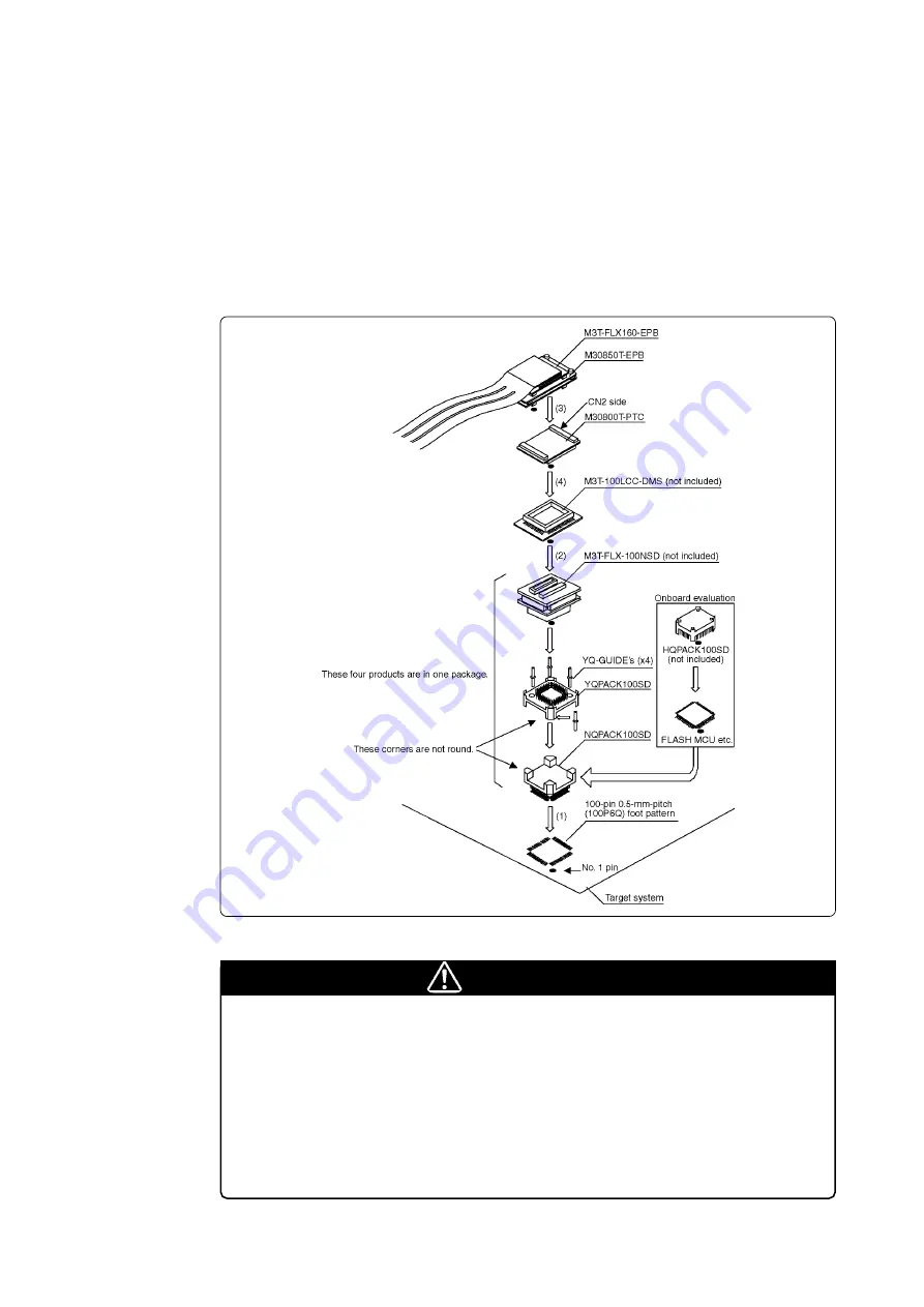 Renesas Emulation Probe M30850T-EPB User Manual Download Page 43