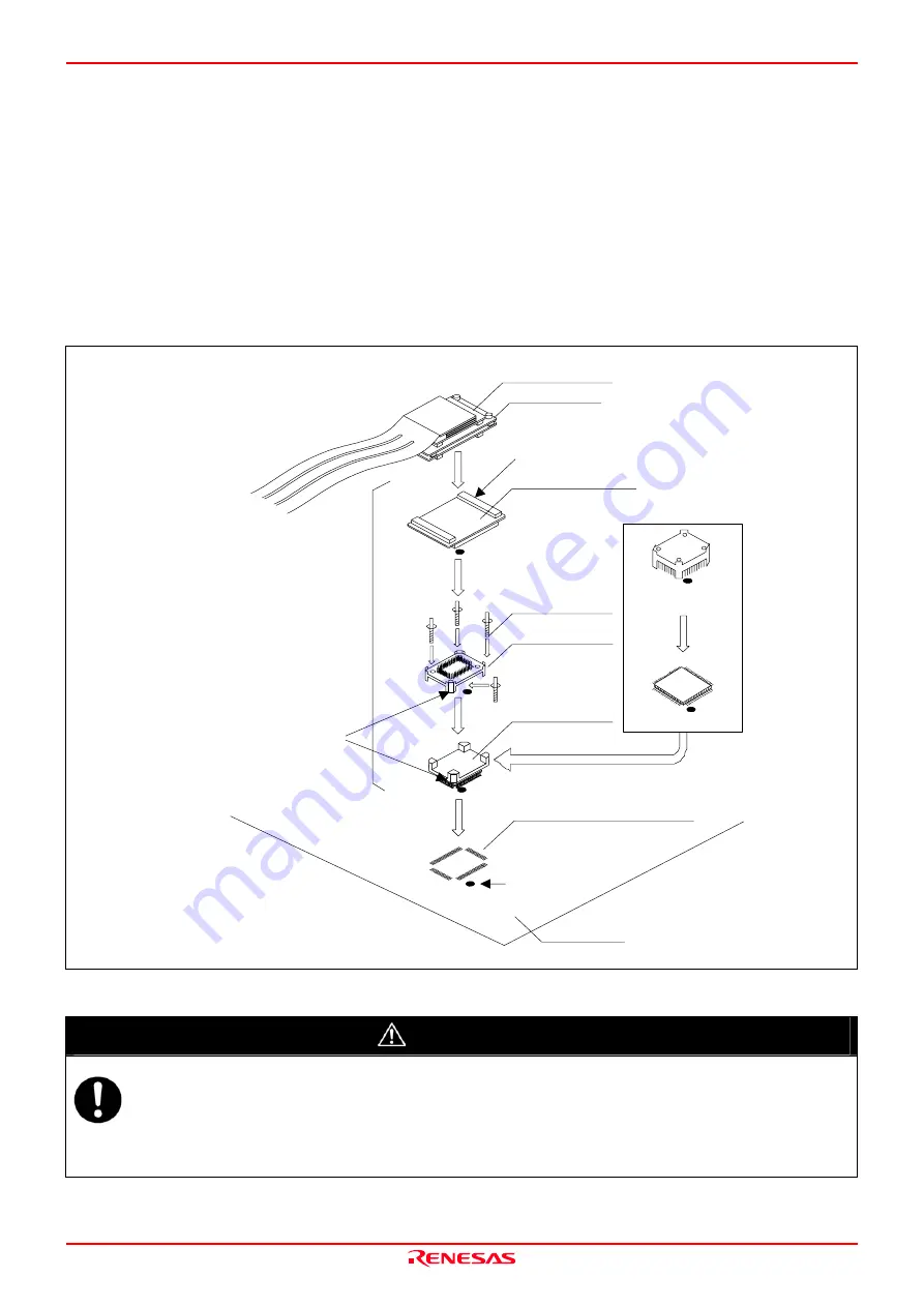 Renesas Emulation Probe M30850T2-EPB User Manual Download Page 31