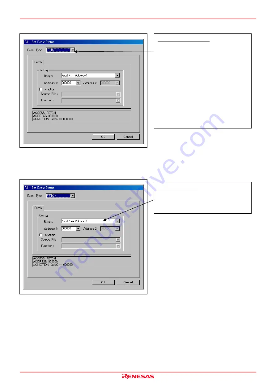 Renesas Emulation Probe M30850T2-EPB User Manual Download Page 63