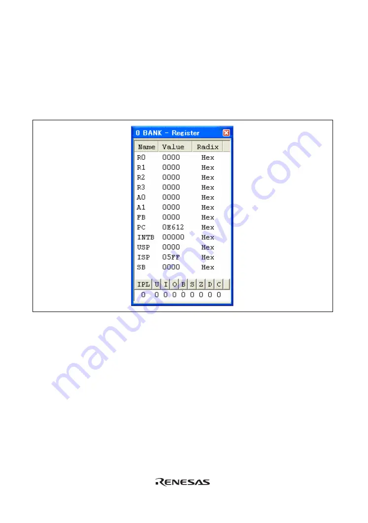 Renesas Emulator System E8 User Manual Download Page 120