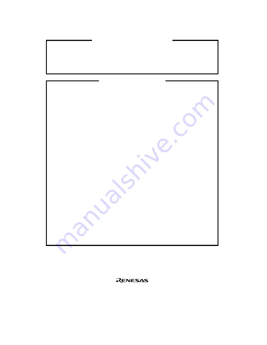 Renesas H8/38342 Скачать руководство пользователя страница 4