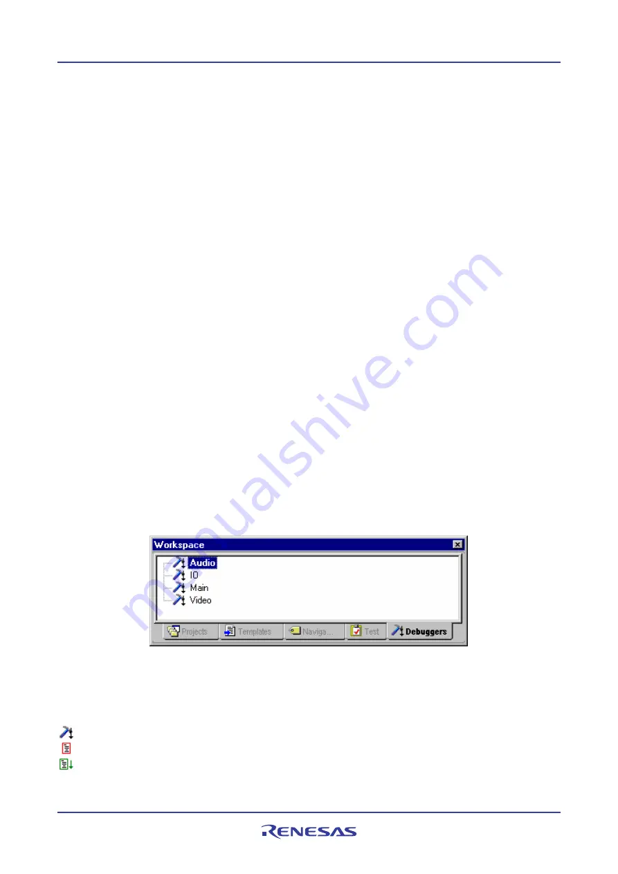 Renesas High-performance Embedded Workshop V.4.05 Скачать руководство пользователя страница 398
