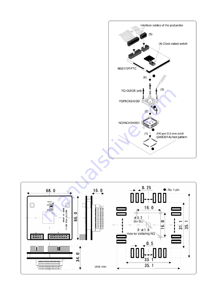 Renesas M32170T-PTC User Manual Download Page 5