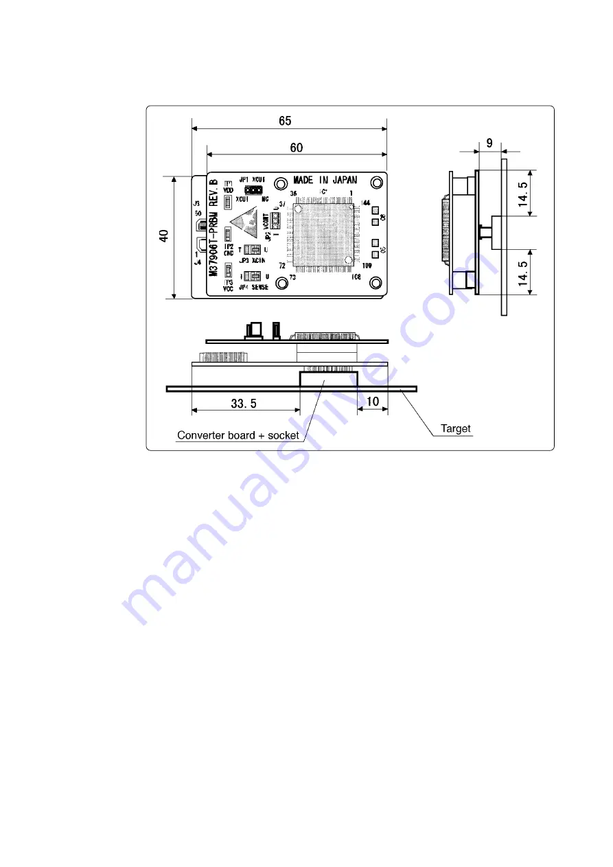 Renesas Pod Probe for 7906 Group MCUs M37906T-PRB Скачать руководство пользователя страница 32