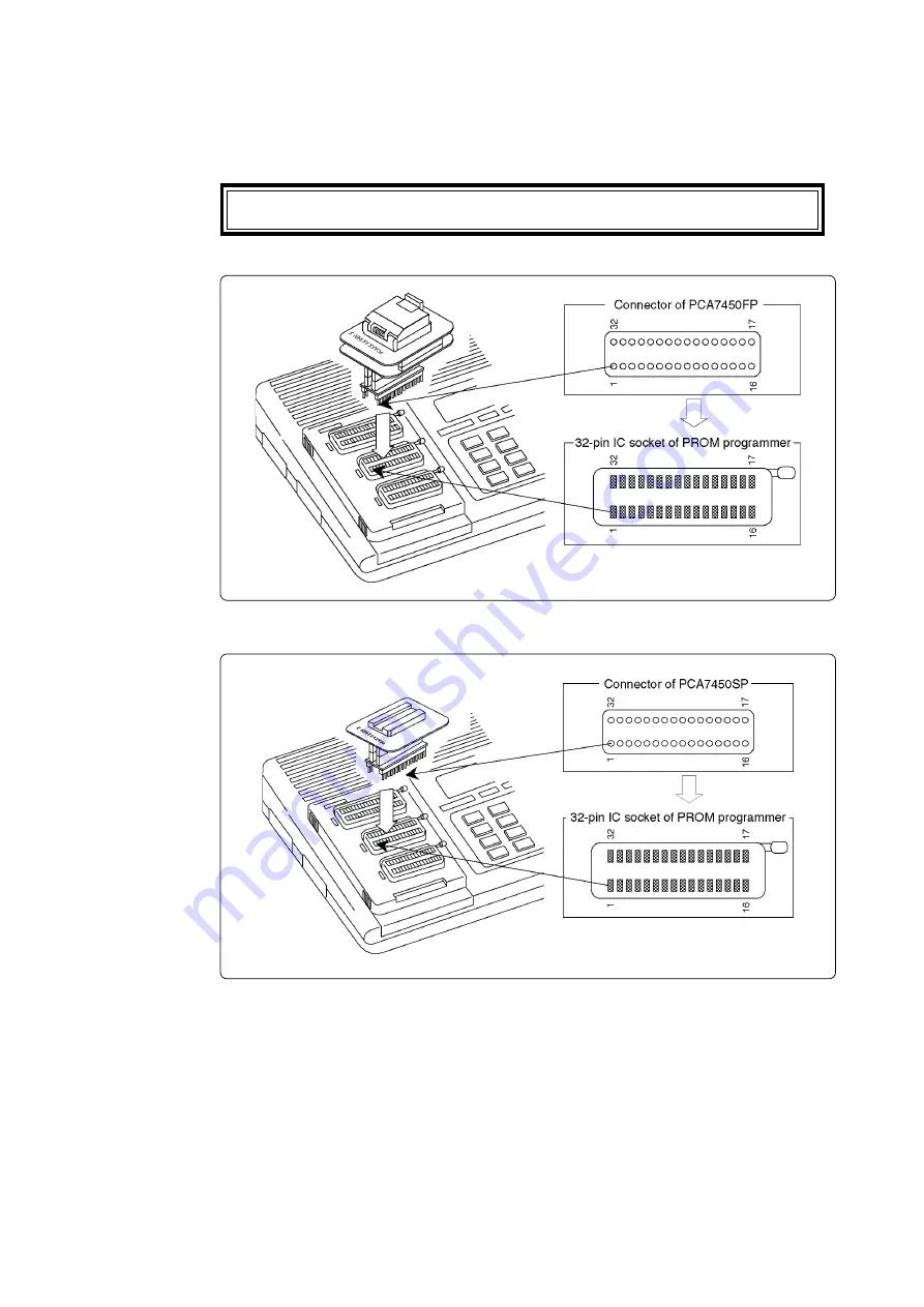 Renesas PROM Programming Adapters PCA7450FP User Manual Download Page 10