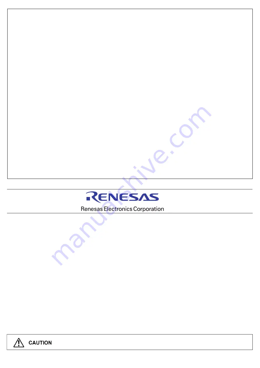 Renesas R0E53038ACFK30 Скачать руководство пользователя страница 4