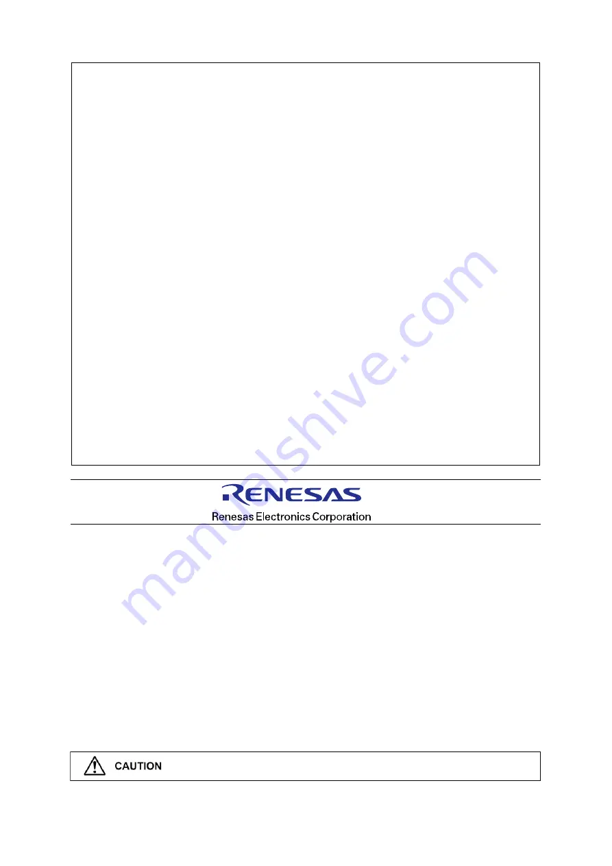 Renesas RTE7701202CBG304T000J User Manual Download Page 4