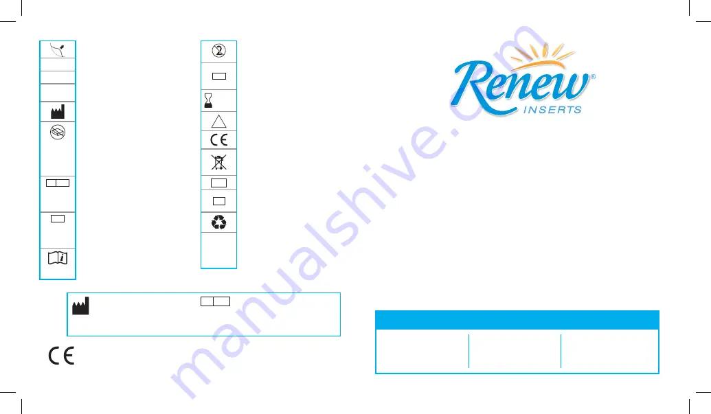 Renew Insert Скачать руководство пользователя страница 1