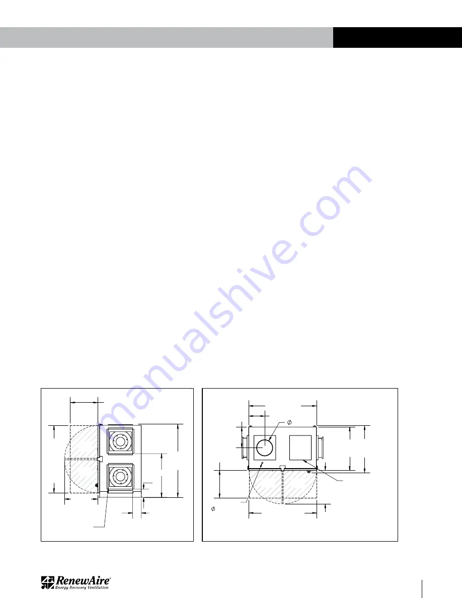 RenewAire HE ERV Series Installation, Operation And Maintenance Manual Download Page 15