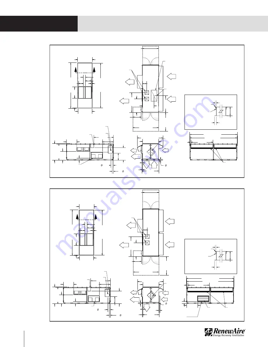 RenewAire LE-8X*INH Series Shipping, Rigging, Hoisting And Assembly Manual Download Page 22