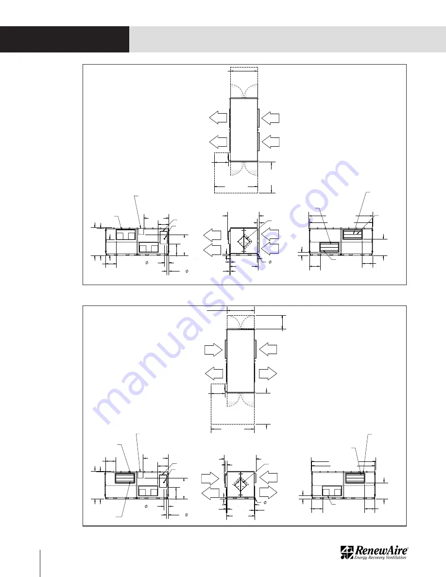 RenewAire LE-8X*INH Series Shipping, Rigging, Hoisting And Assembly Manual Download Page 24