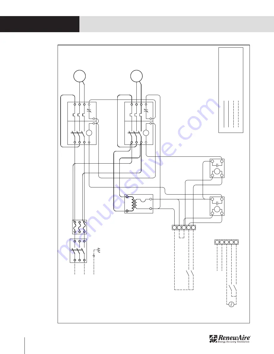 RenewAire LE10XIN Installation, Operation & Maintenance Manual Download Page 22