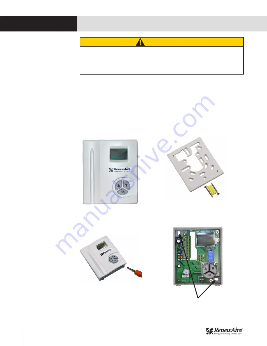 RenewAire RH-D Series Installation, Operation & Maintenance Manual Download Page 14