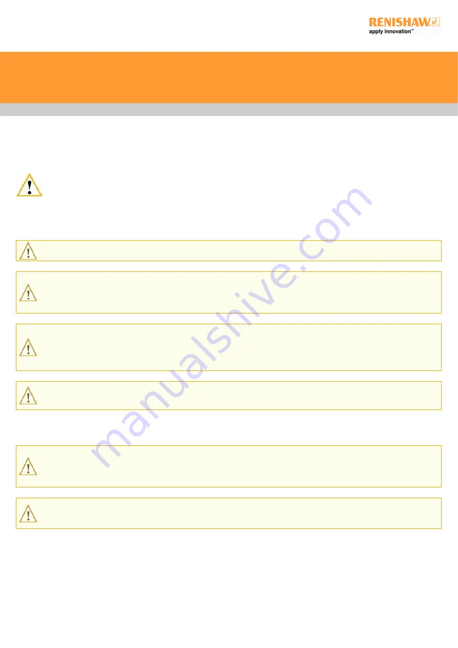 Renishaw A-5518-0025 Installation Manual Download Page 64