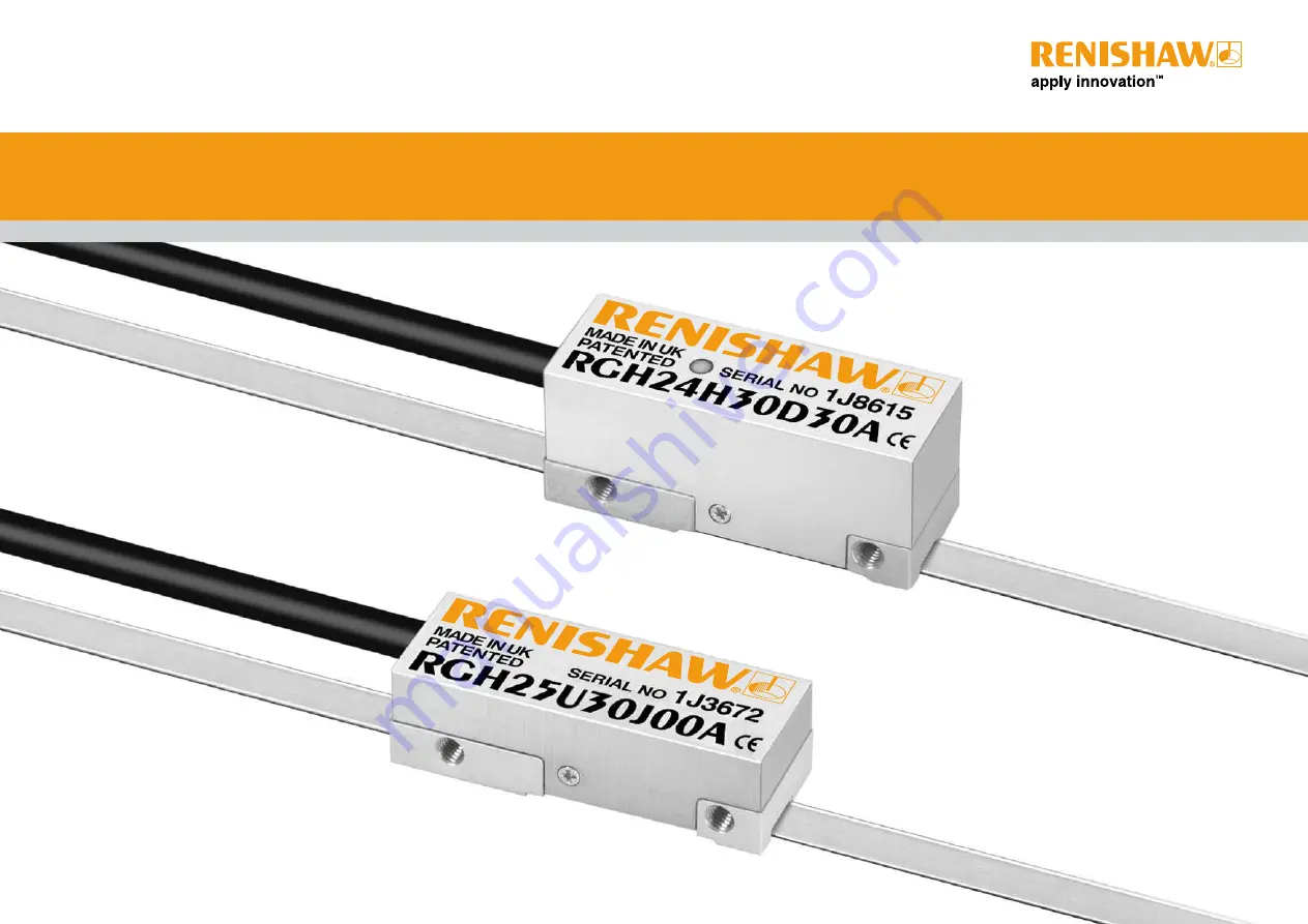 Renishaw RCH24H30D30A Скачать руководство пользователя страница 1