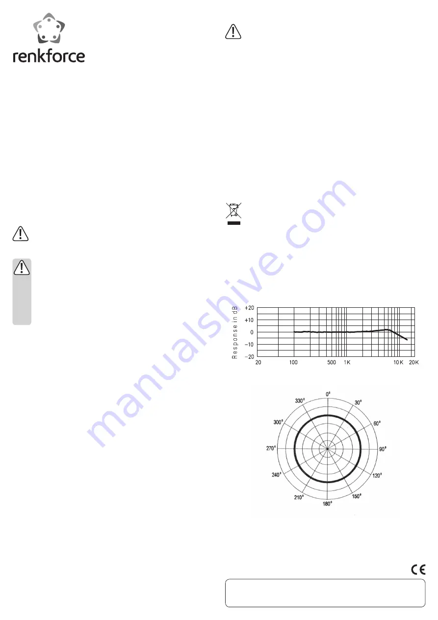 Renkforce 1268204 Operating Instructions Download Page 1