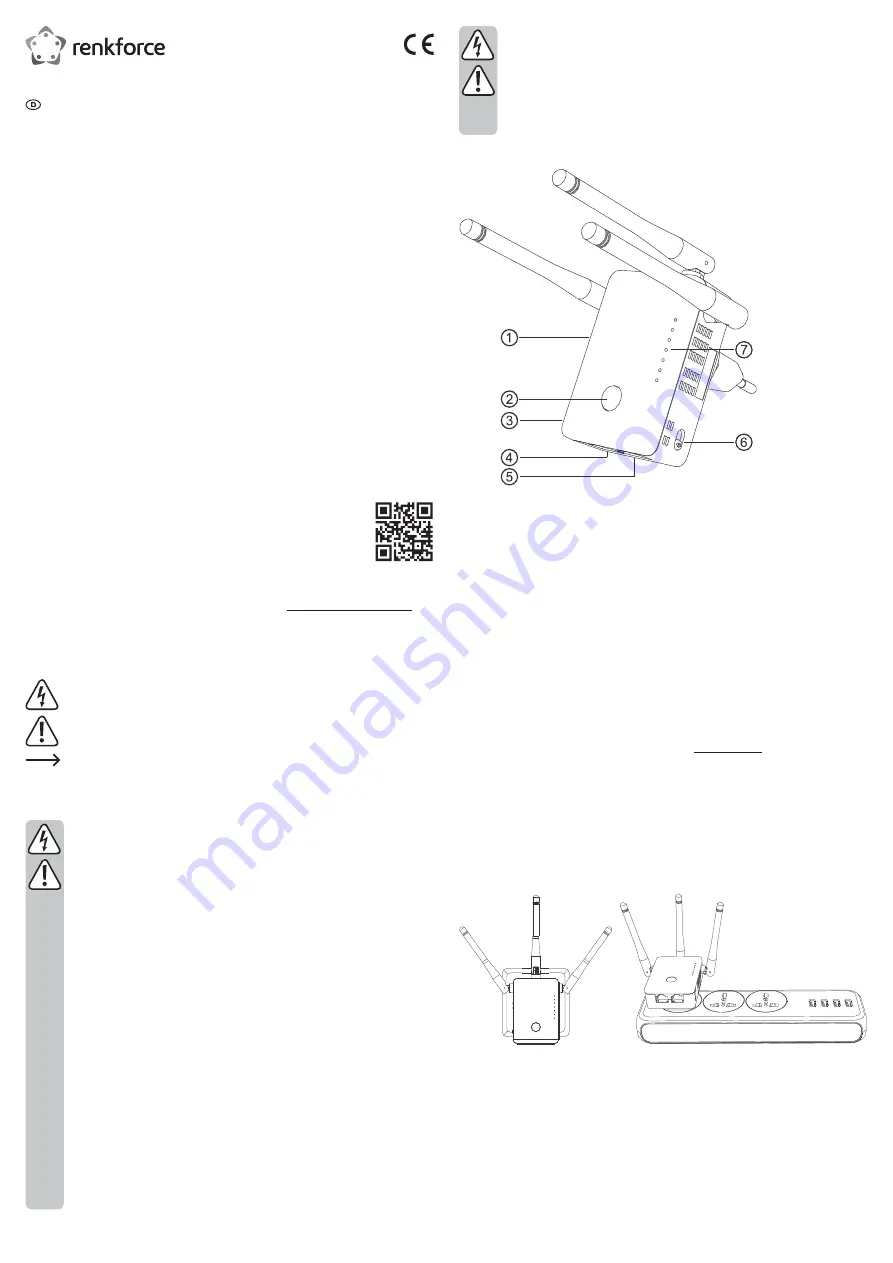 Renkforce 1902085 Operating Instructions Manual Download Page 1