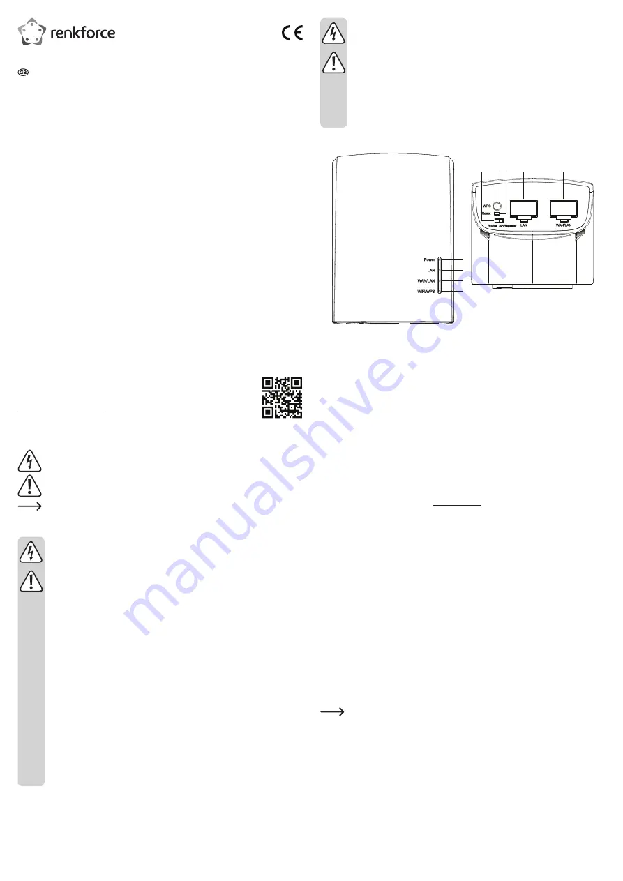 Renkforce 2300465 Скачать руководство пользователя страница 4