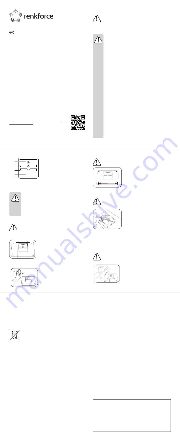 Renkforce RF-3350026 Operating Instructions Download Page 2