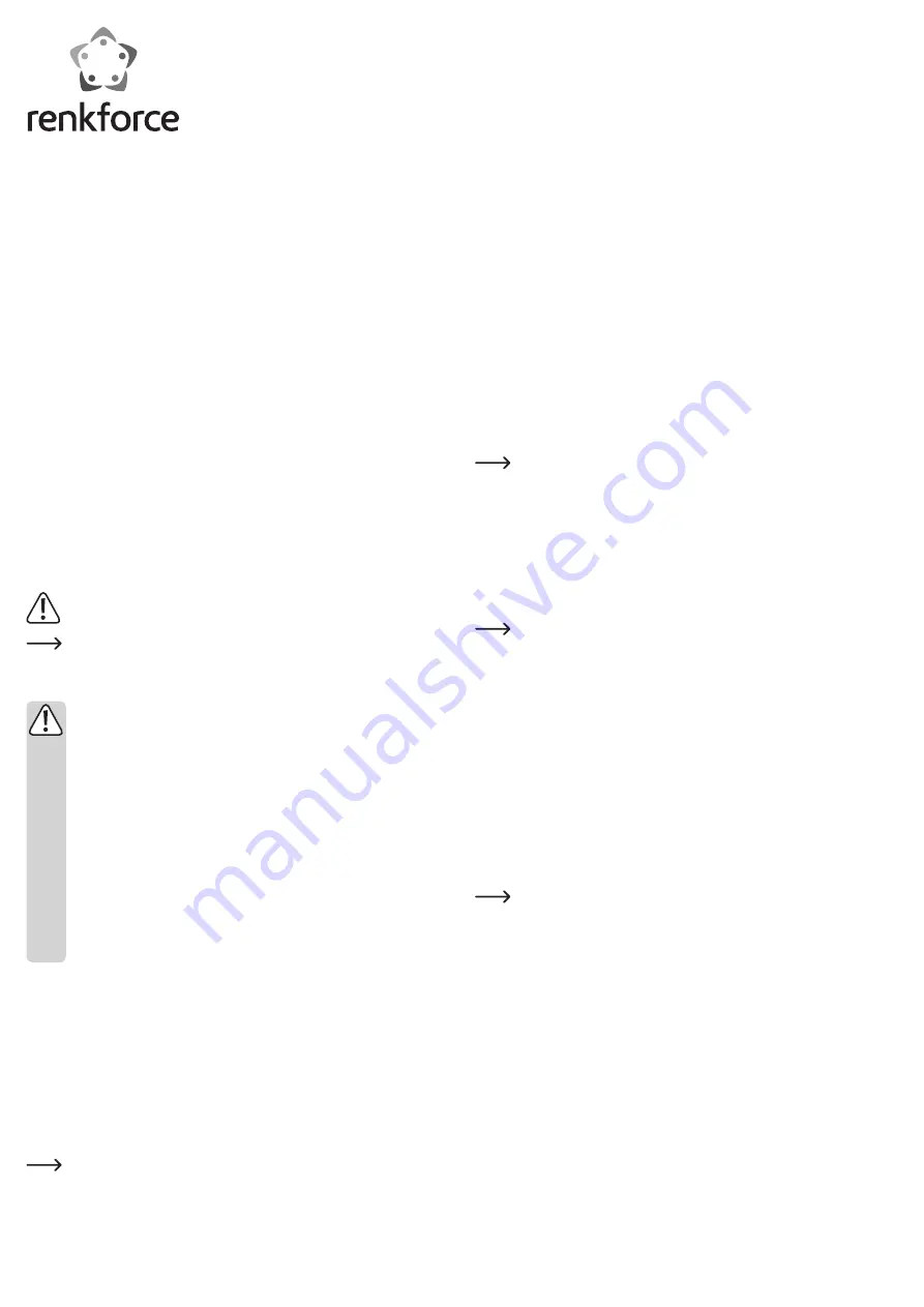 Renkforce RF-4132221 Скачать руководство пользователя страница 5