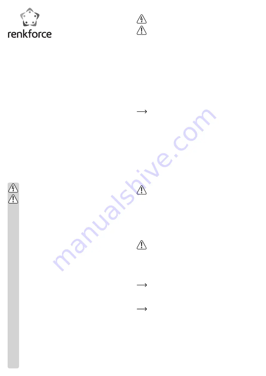 Renkforce RF-4174629 Operating Instructions Manual Download Page 5