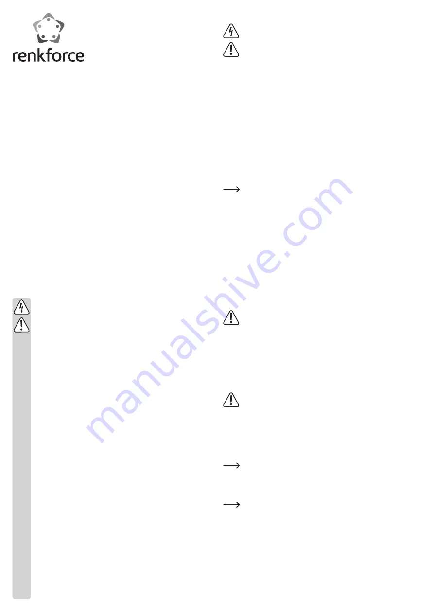 Renkforce RF-4174629 Operating Instructions Manual Download Page 7