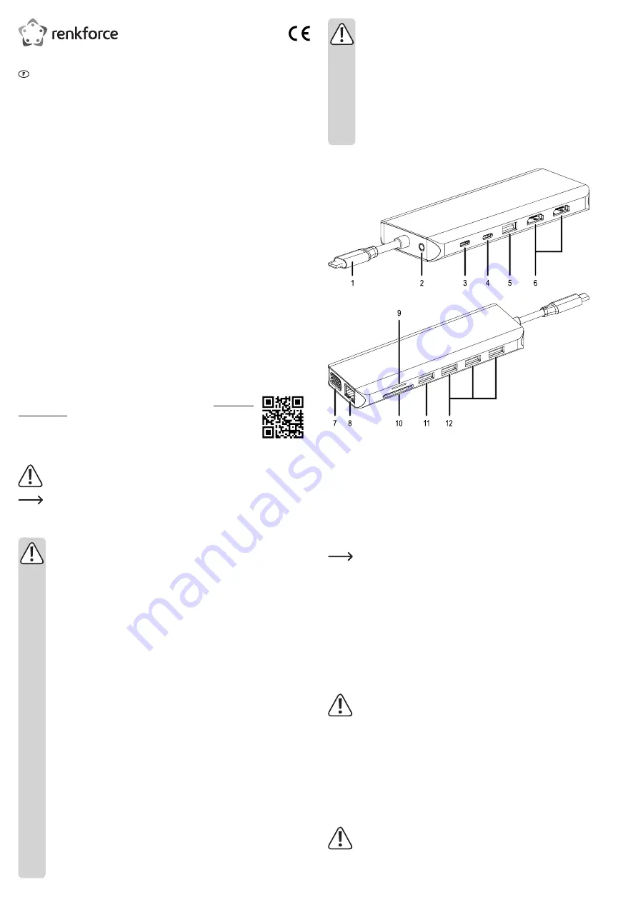 Renkforce RF-DKS-580 Operating Instructions Manual Download Page 5