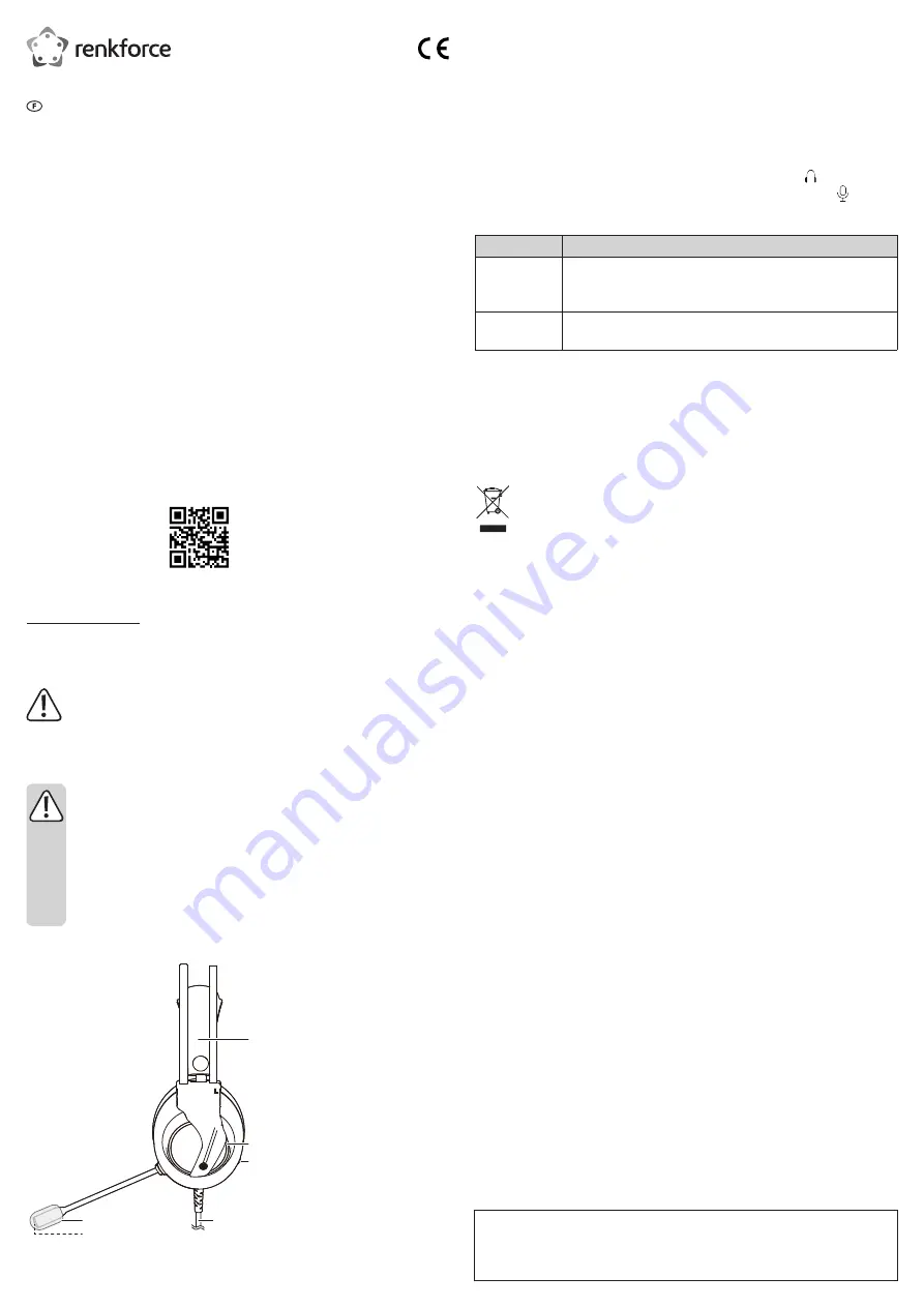 Renkforce RF-GH-200 Operating Instructions Download Page 3