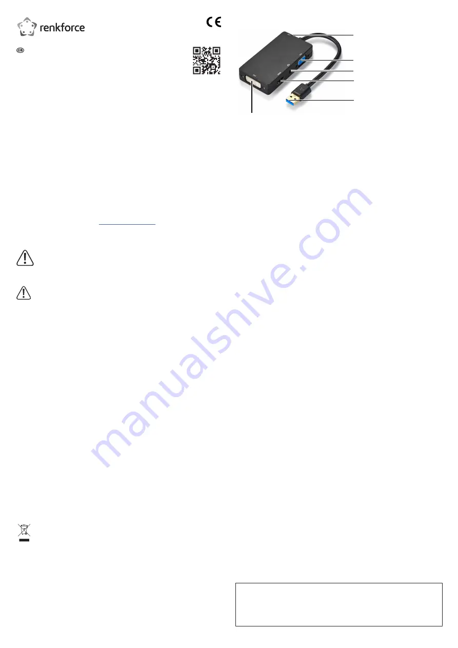 Renkforce RF-VDA-310 Operating Instructions Download Page 2